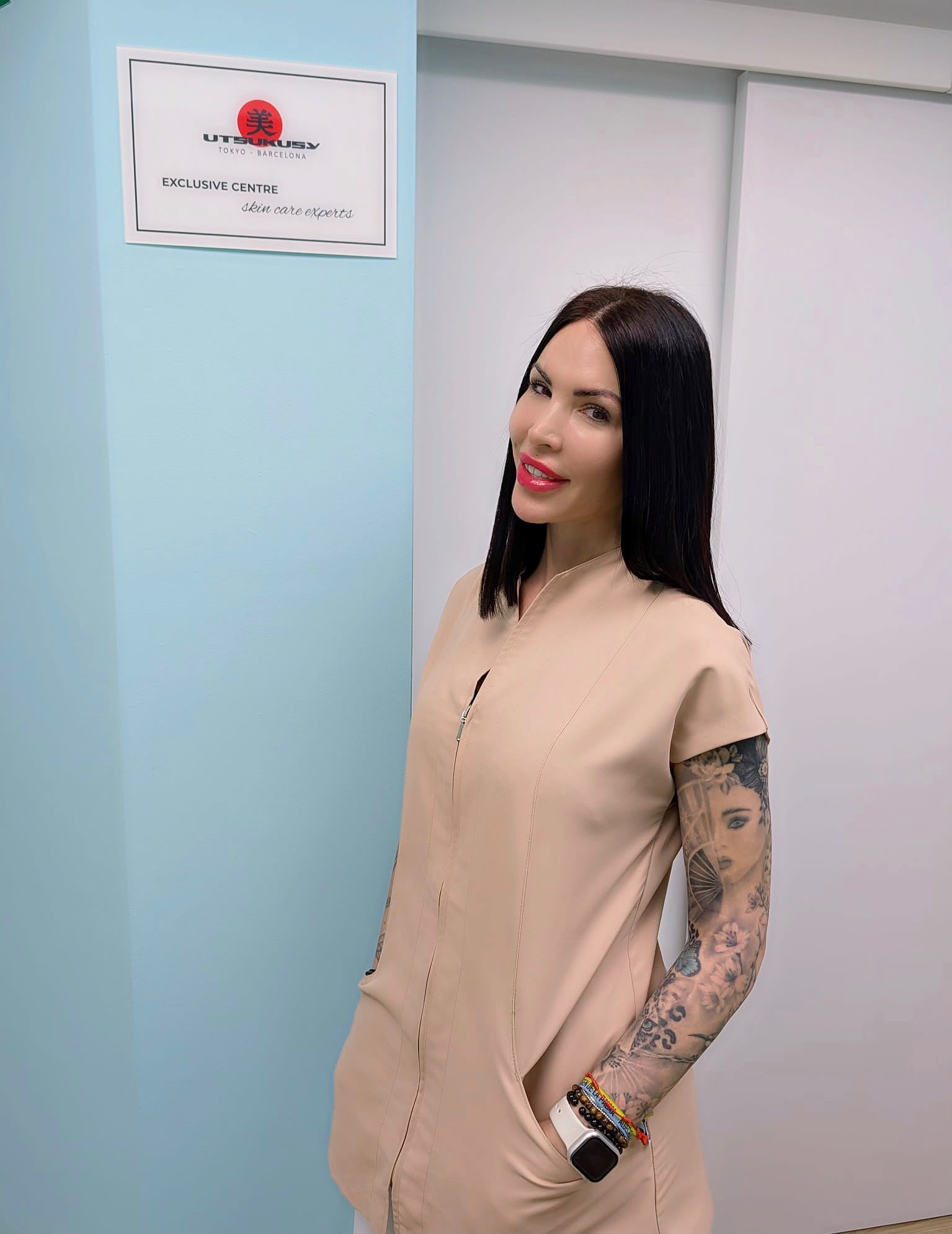 Gemma Ferrando, gerente y especialista en estética avanzada, en el centro exclusivo Utsukusy de Algeciras